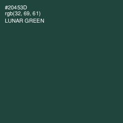 #20453D - Lunar Green Color Image